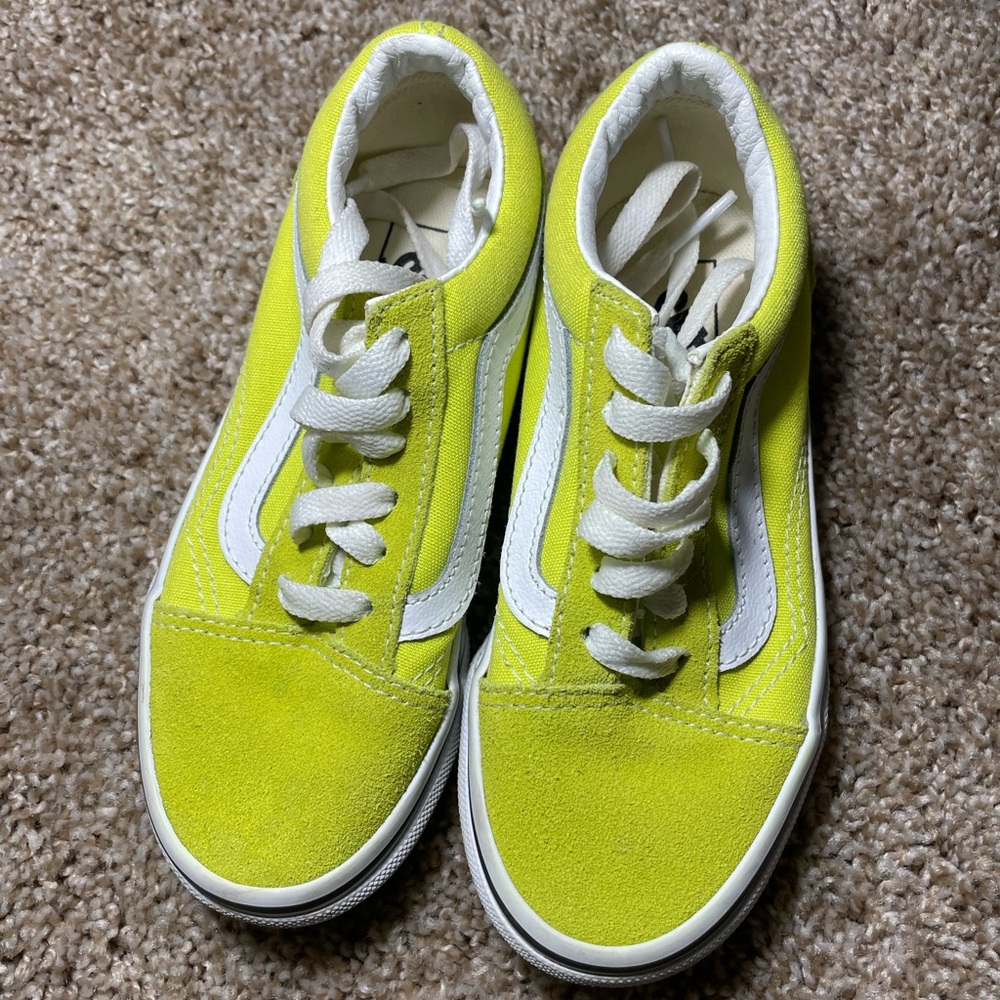 Vans Yellow White Sneakers Classic Style